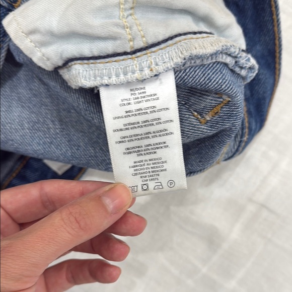 Re/Done 70s High Rise Short - Picture 3 of 5